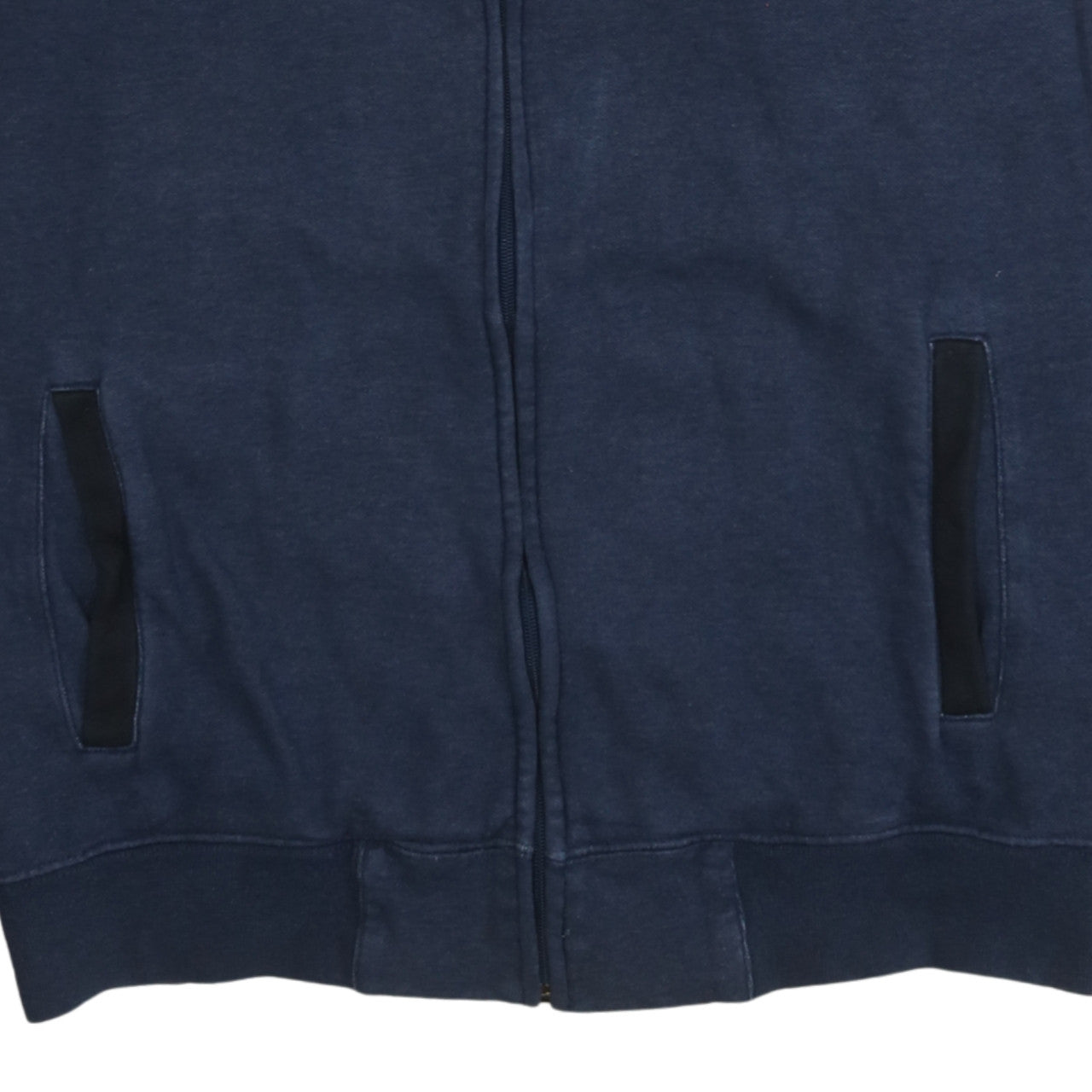 Champion Men's Navy Blue Full Zip Sweatshirt XL Cotton Blend