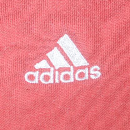 Additional view of Adidas boys’ red fleece pullover sweatshirt, size 140, long sleeve logo top