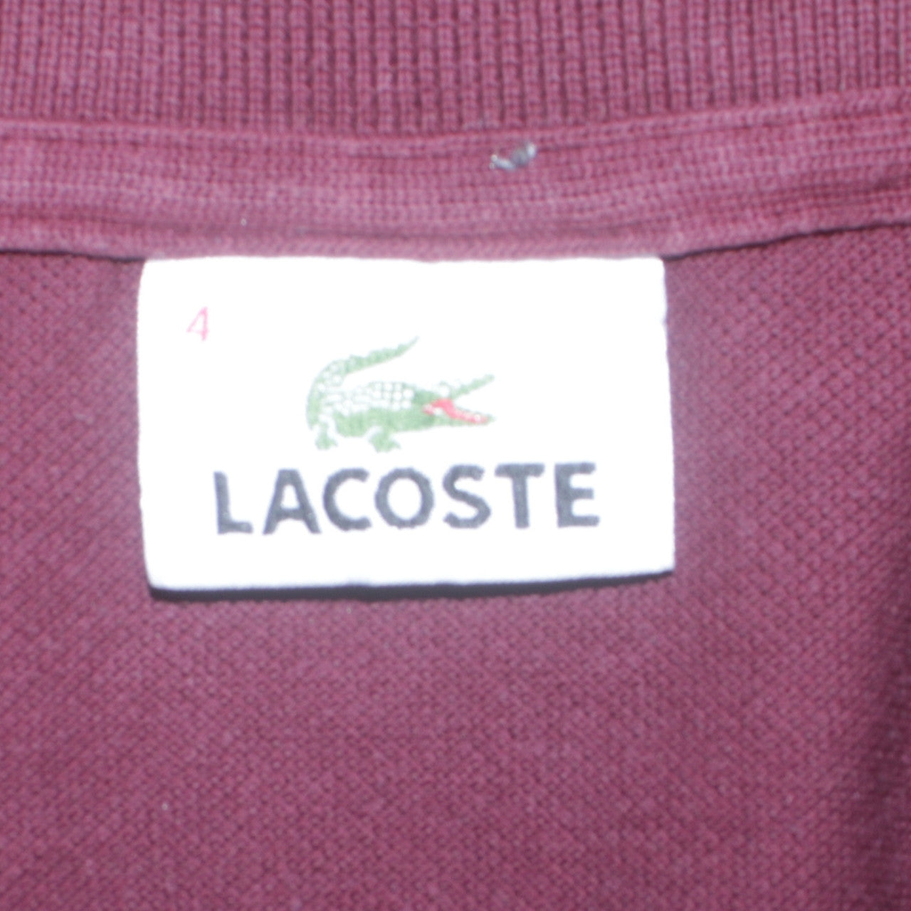 Lacoste Men's Brown Short Sleeve Cotton Polo Shirt Size M