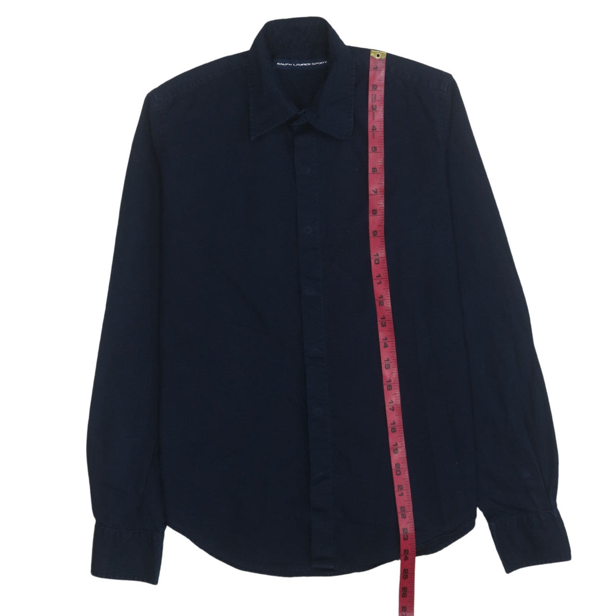 Ralph Lauren Boys Blue Cotton Button-Up Long Sleeve Shirt Size 10 Years