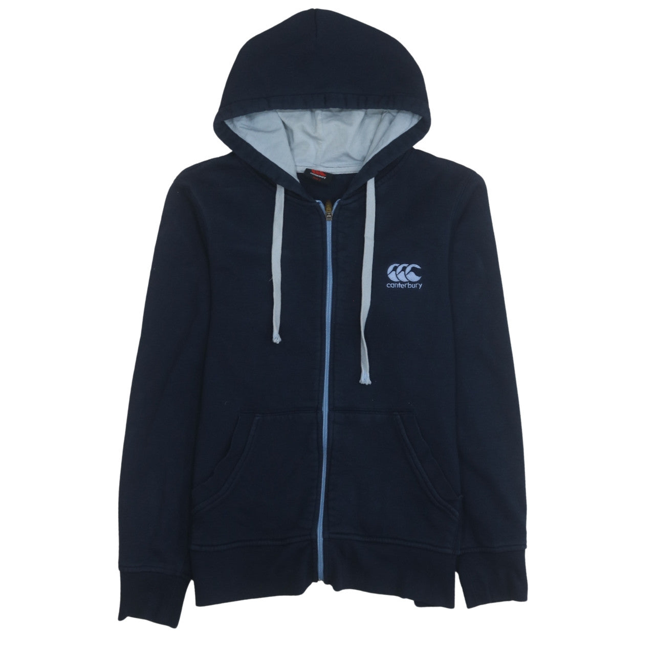 Canterbury Men's Blue Full Zip Hoodie Size S Regular Fit