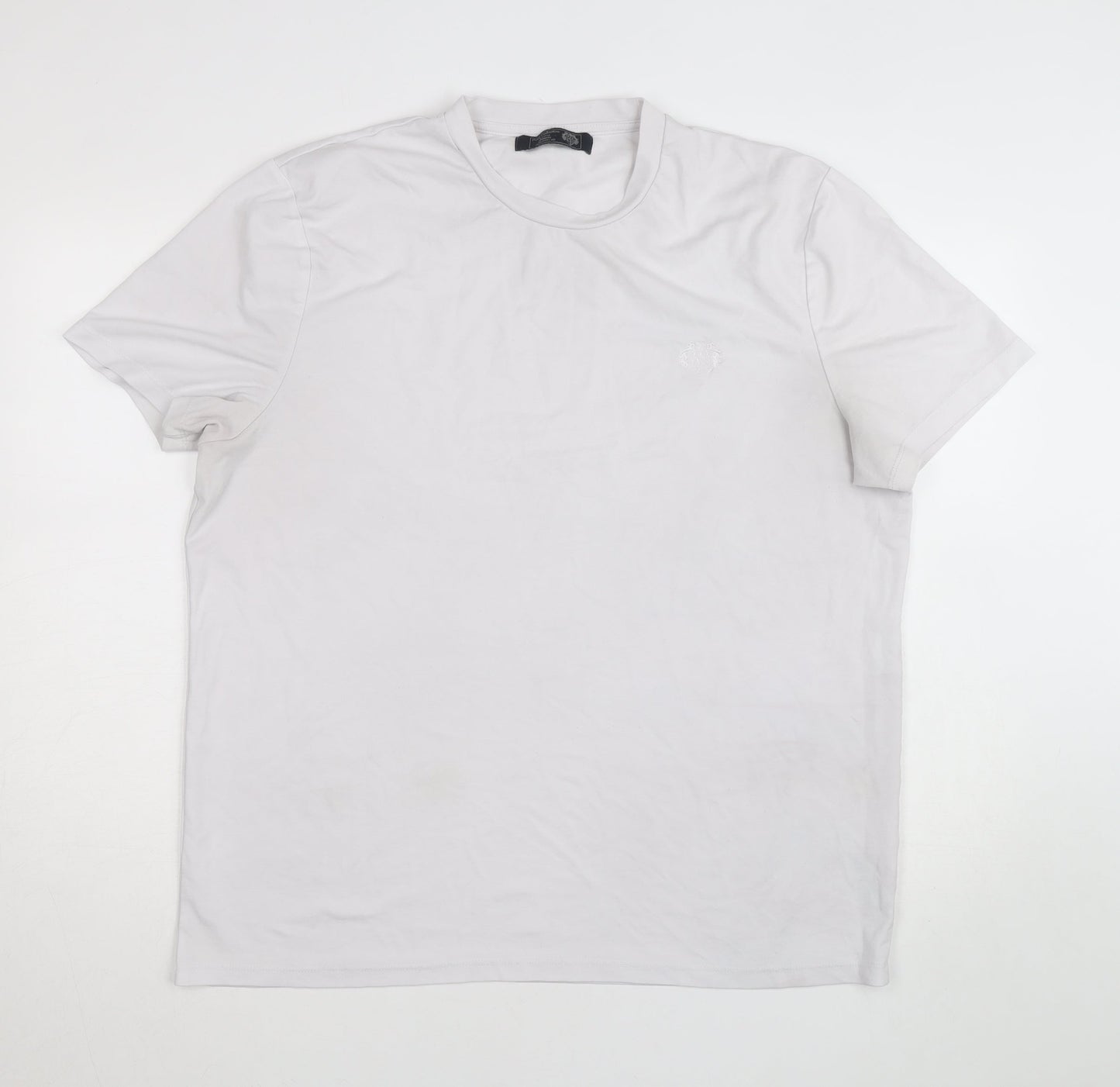Paul Costelloe Living Men's White Crew Neck XX-Large T-Shirt