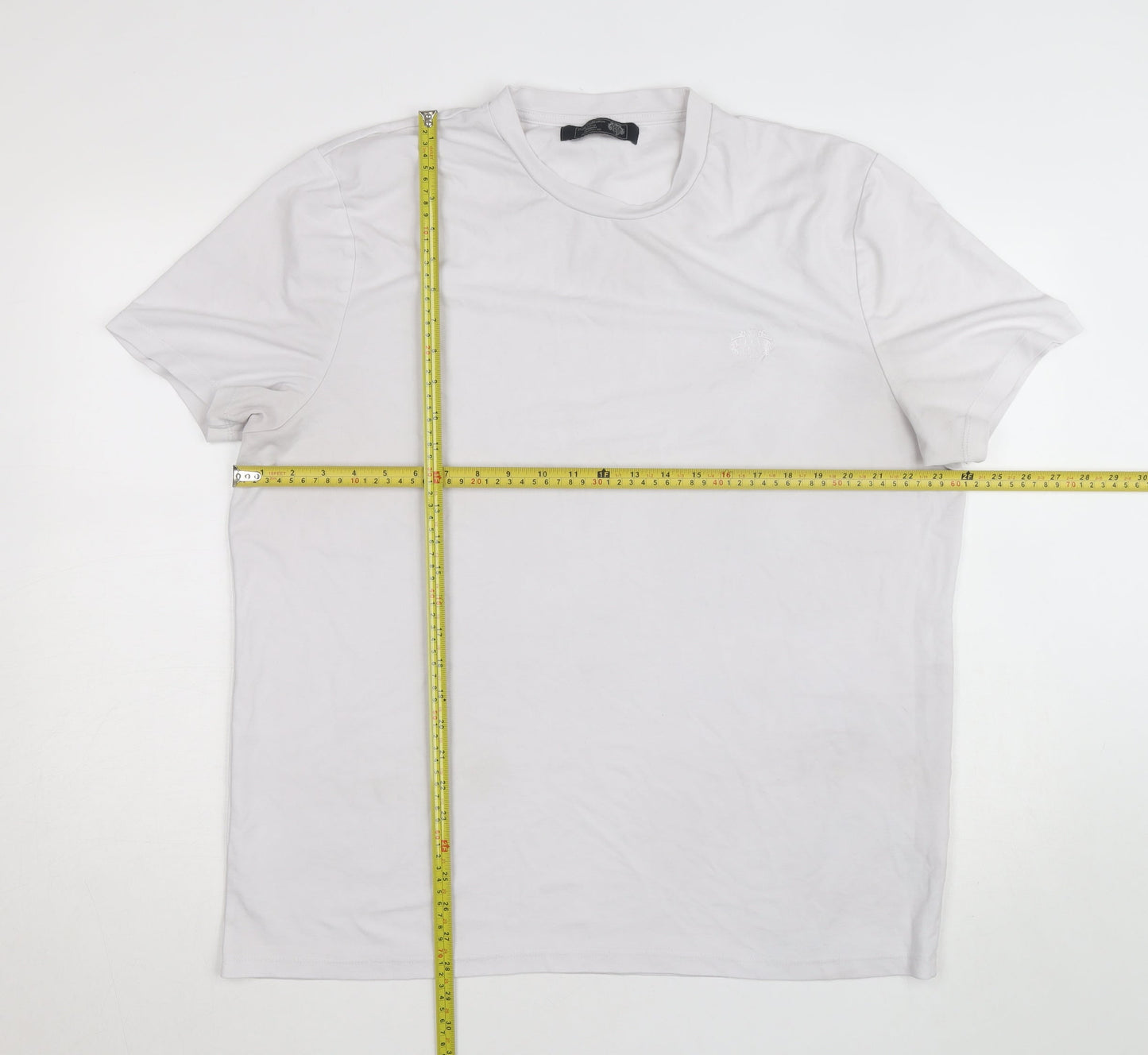Paul Costelloe Living Men's White Crew Neck XX-Large T-Shirt