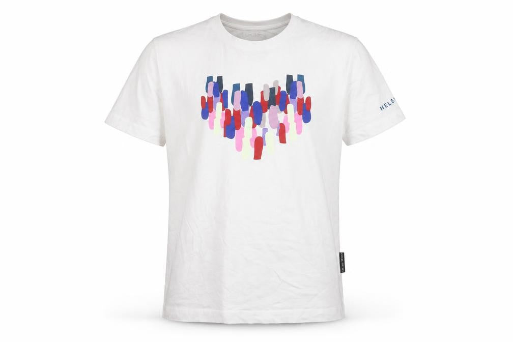 Helen Steele x Dunnes Stores Men's White Graphic Cotton T-Shirt Size S