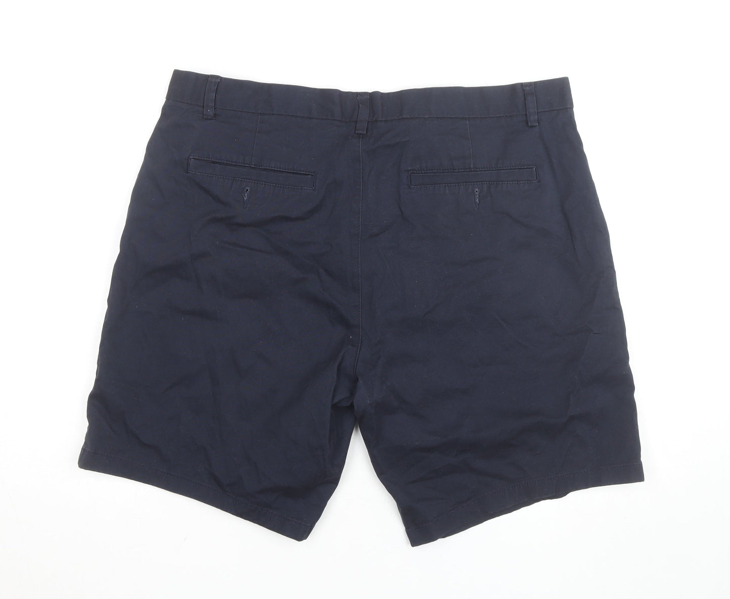 Next Men’s Blue Chino Shorts Size M 40in Regular Fit