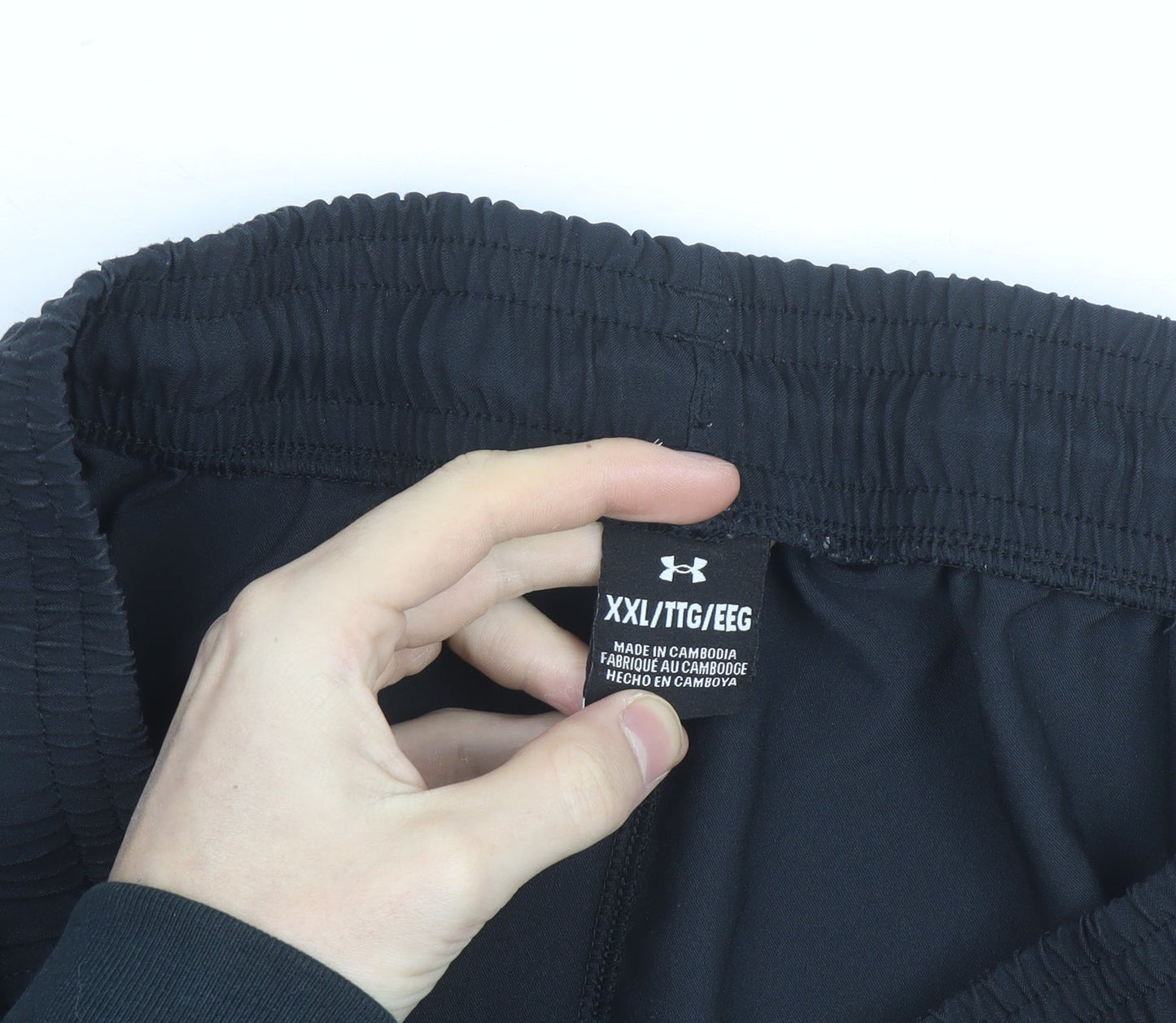 Under Armour Men's Black 2XL Athletic Quick Dry Gym Shorts