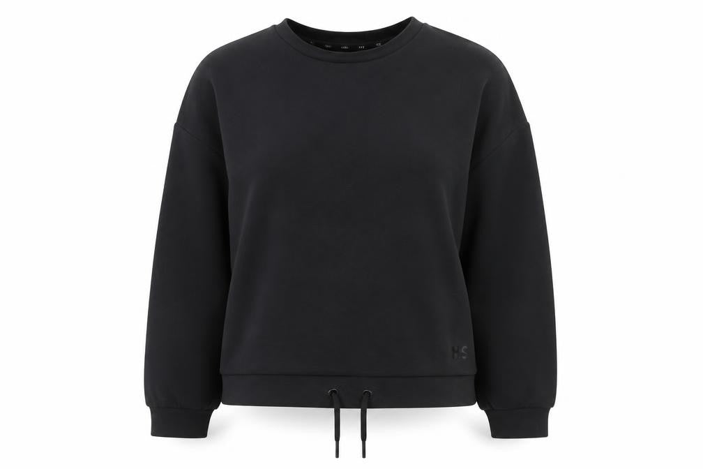 Helen Steele Black Womens Cropped Activewear Jacket Size L