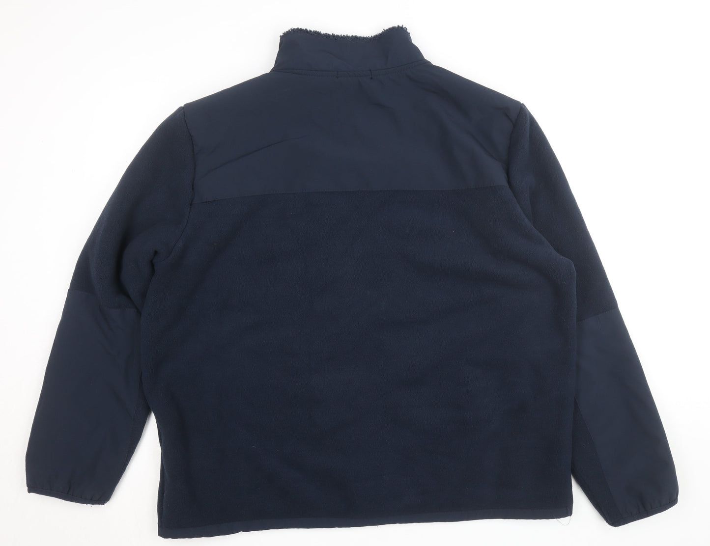 Dunnes Men's Navy Blue XXL Fleece Softshell Full Zip Jacket