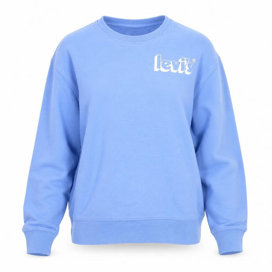 Levi's Womens Blue 14A Crew Neck Pullover Sweatshirt