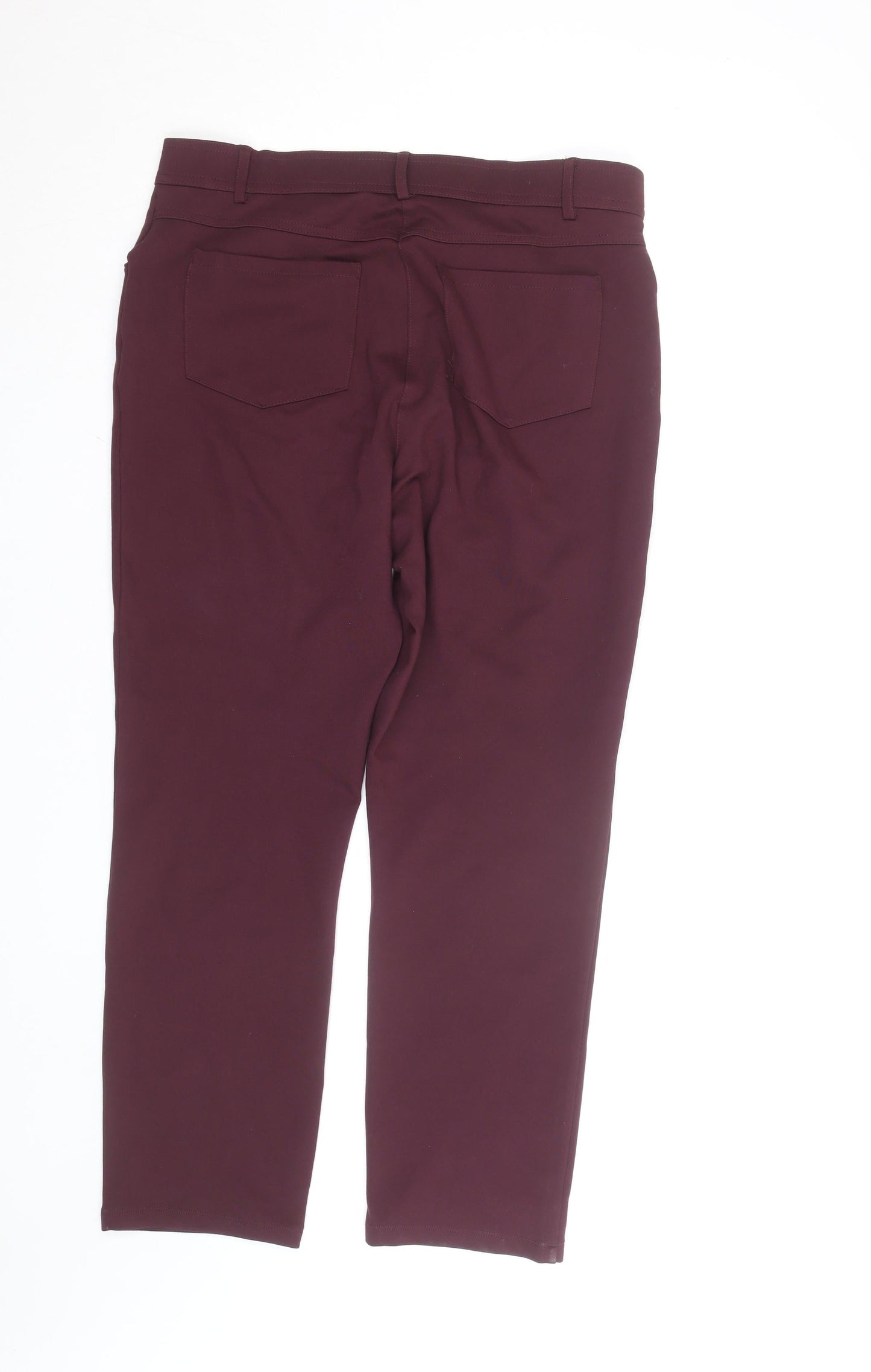 Dunnes Stores Women’s Purple Stretch Slim Fit Trousers Size 12