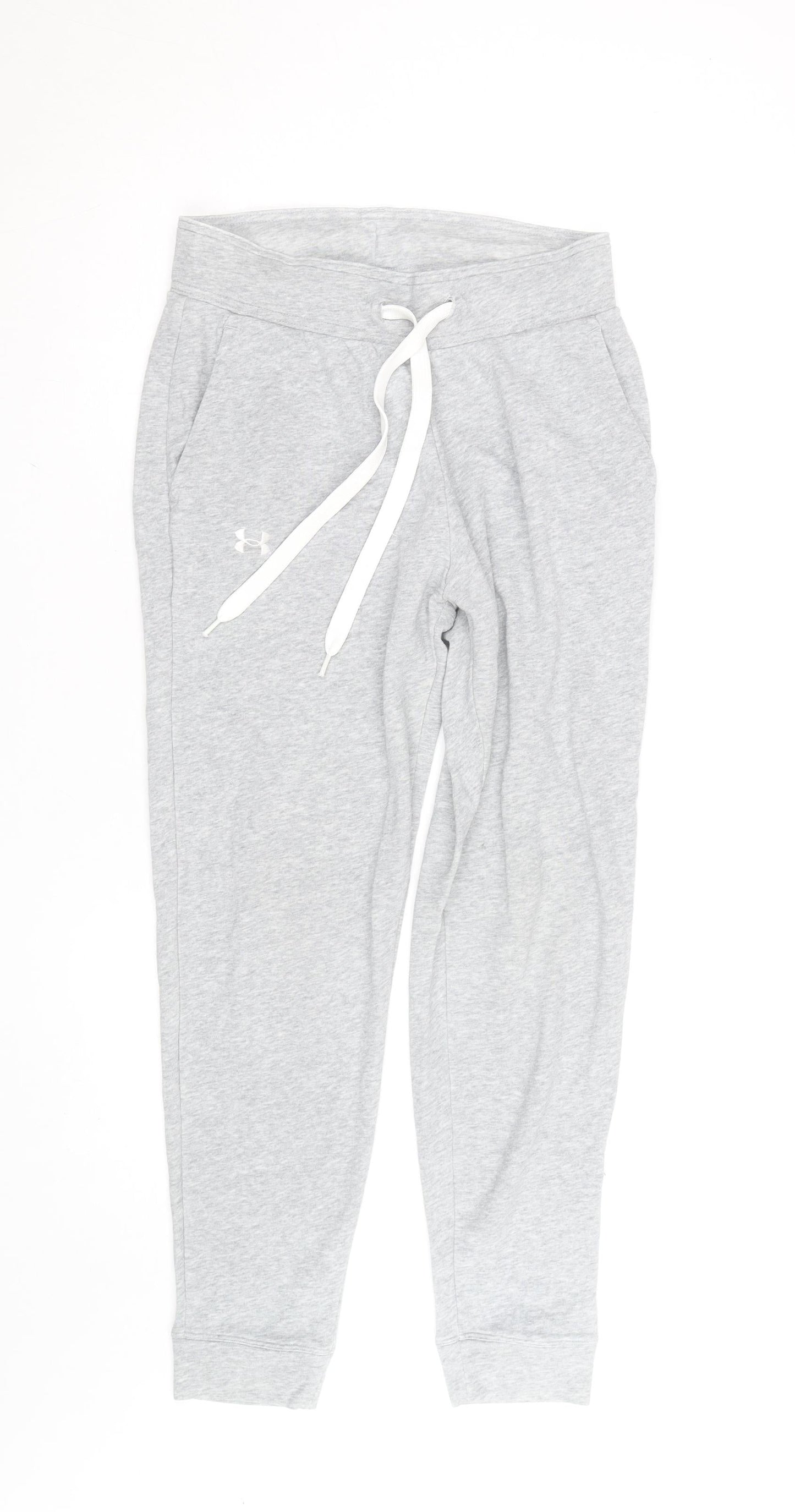 Under Armour Men's Grey Jogger Sweatpants S Regular Fit Activewear