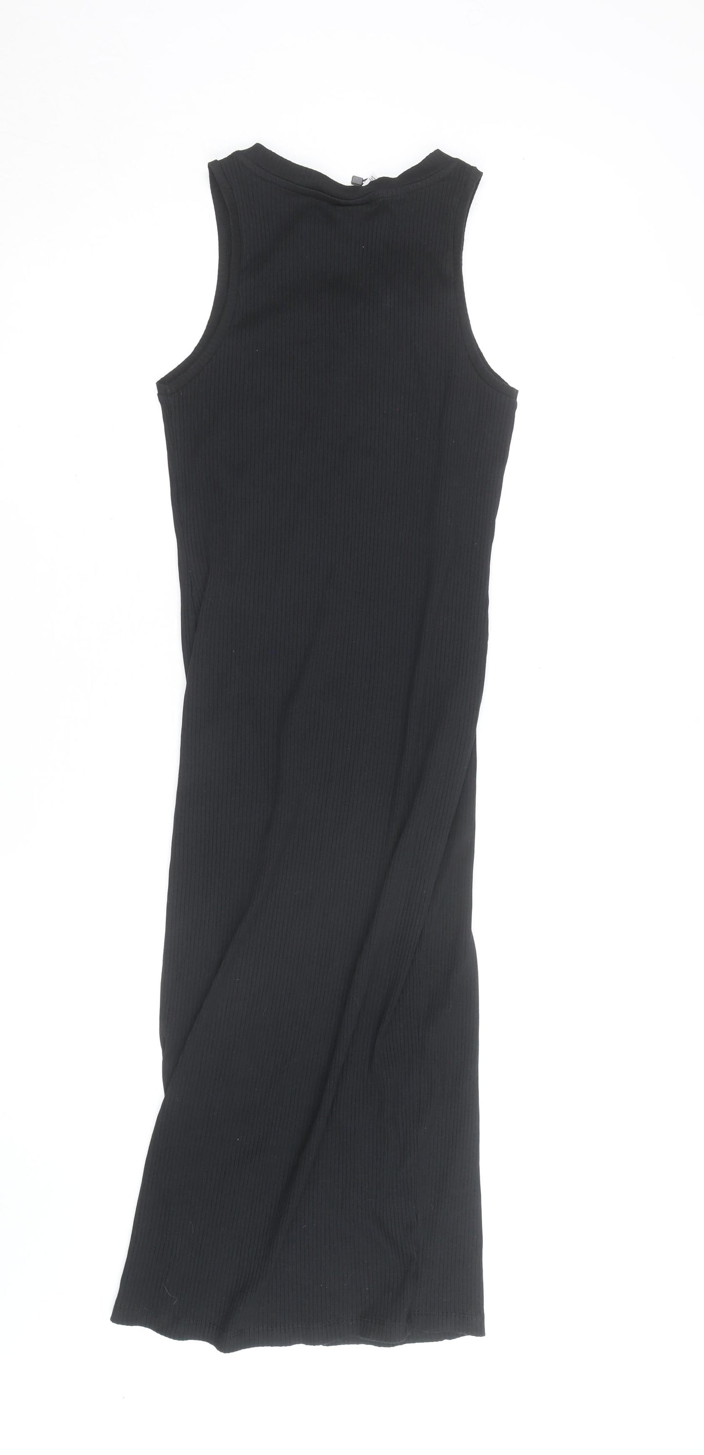 Vero Moda Womens Black Sleeveless Bodycon Midi Dress Size S