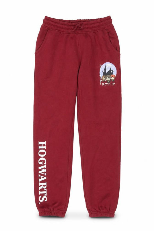 Harry Potter Girls Burgundy Jogger Sweatpants 12-13 Years Hogwarts Theme