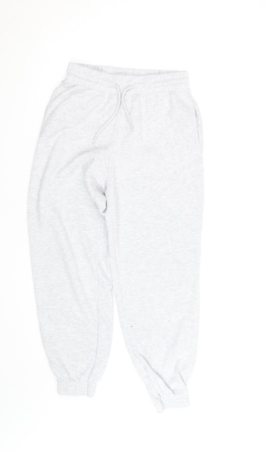 Dunnes Women’s Grey Jogger Sweatpants XS Elastic Waist Drawstring
