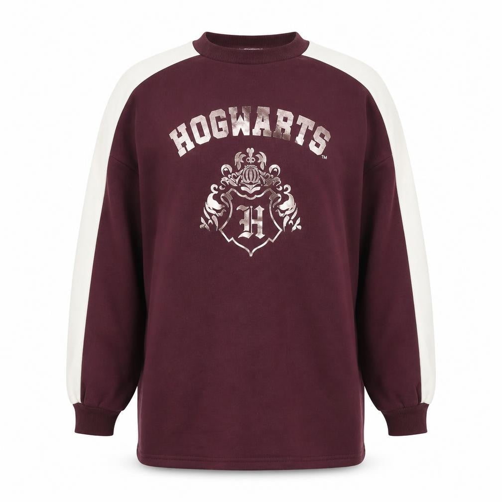 Harry Potter Hogwarts Maroon Sweatshirt Teens Size 146/152 Long Sleeve Pullover