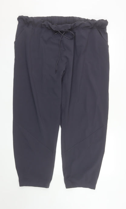 Additional front view of Dunnes Men’s Black XL Jogger Trousers Polyester Blend