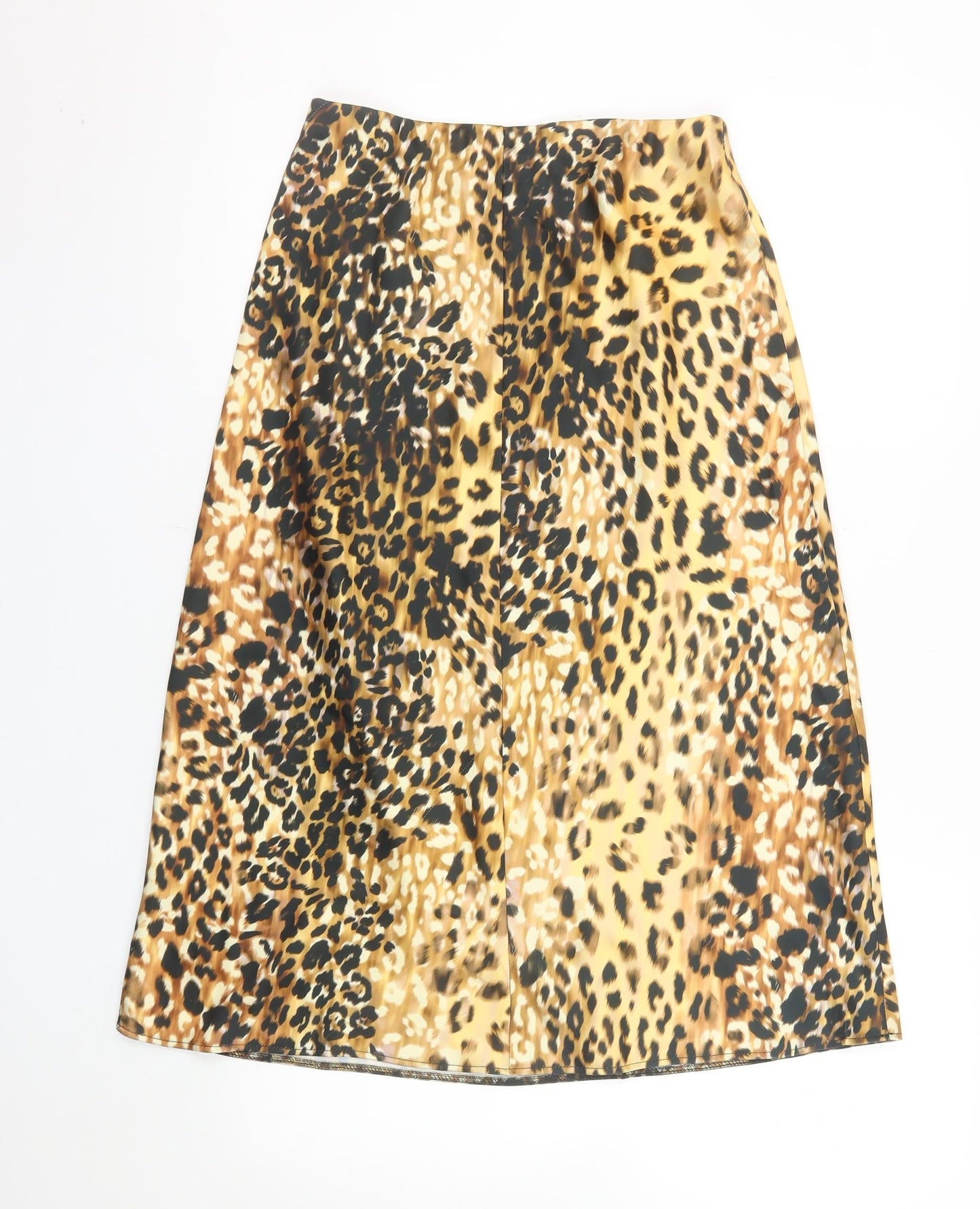 Lipsy Women’s Brown Leopard Print Pencil Skirt Size 10