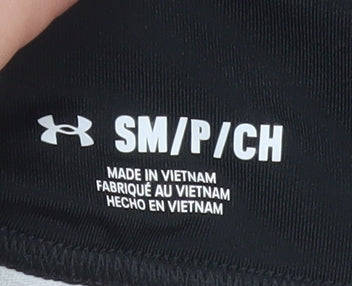 Under Armour Women Black S Racerback Medium Support Sports Bra