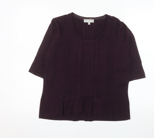 Marks and Spencer Per Una Women's Purple Tunic Blouse Size 14