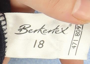 Berkertex Women Blue Fleece Full Zip Basic Jacket Size 18