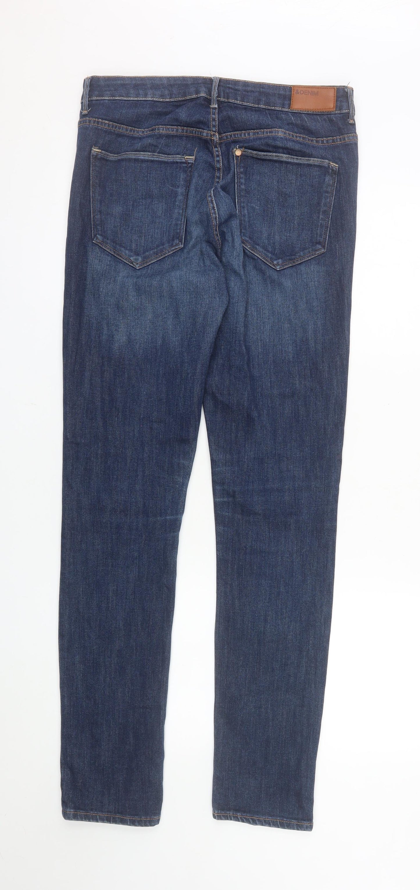 H&M Men Blue Straight Fit Jeans 31x32 Regular Denim High Waist