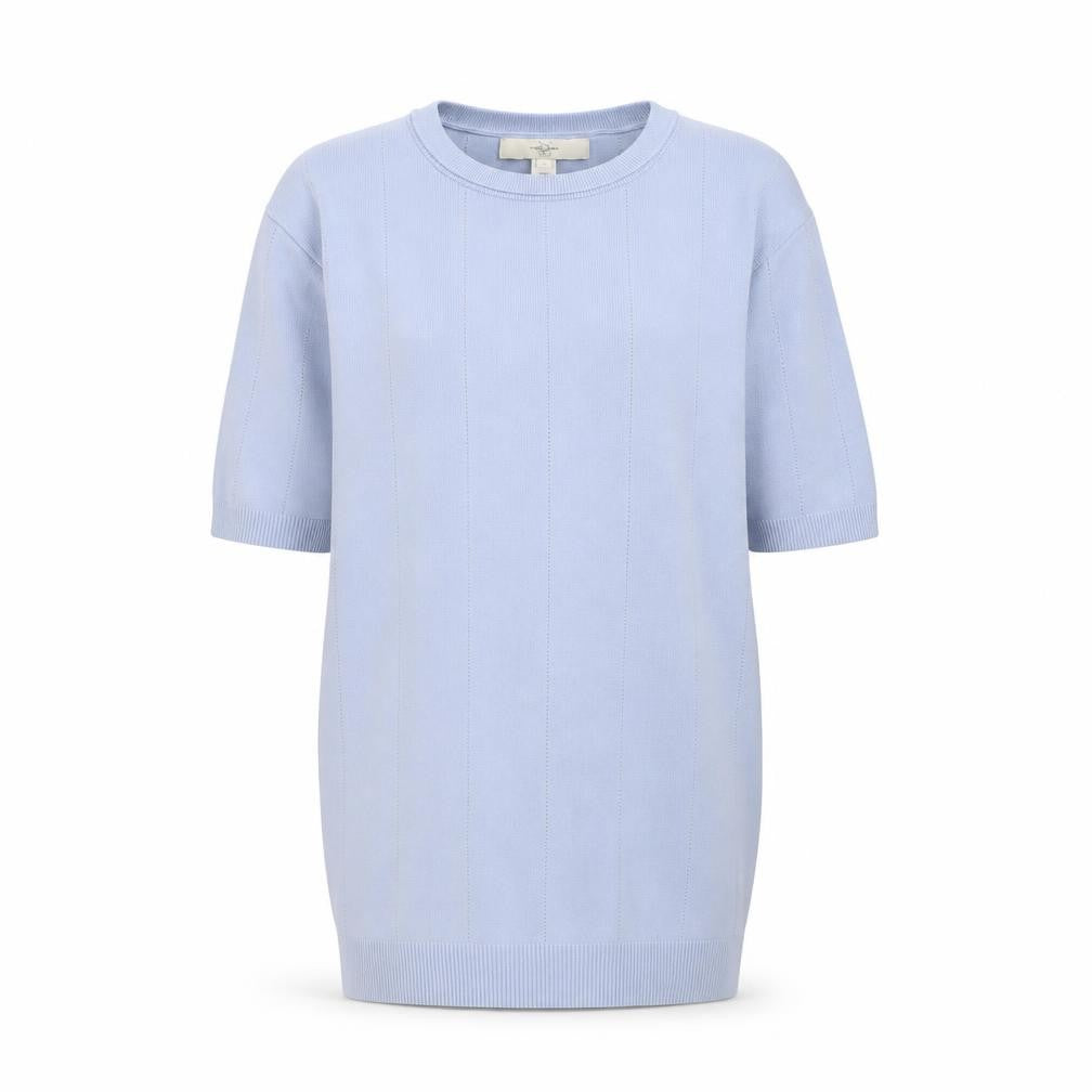 River Island Men’s Blue Short Sleeve Crew Neck Knit Pullover Jumper M