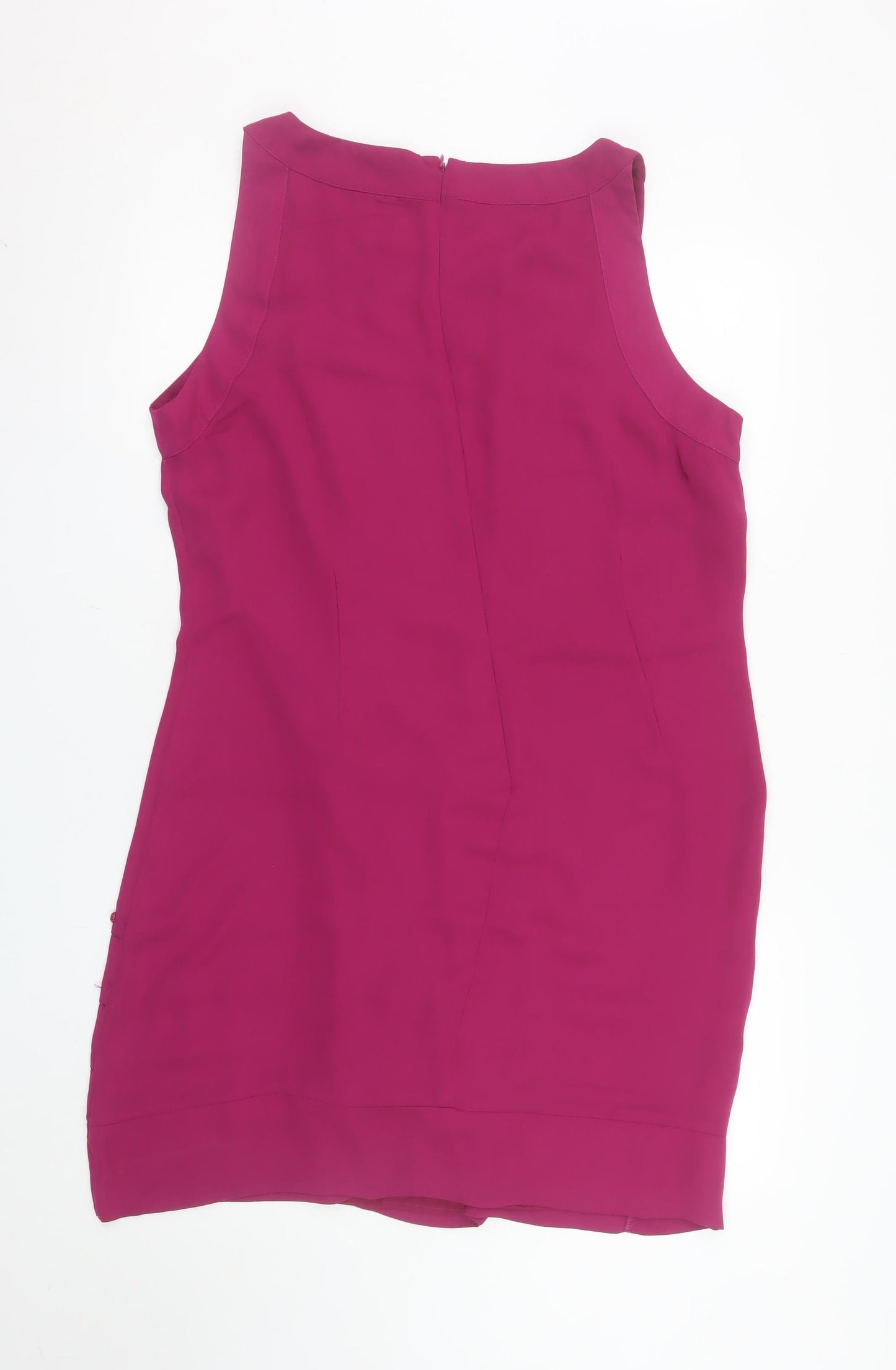 Gallery Women's Pink Shift Dress Size 20 Sleeveless Beaded