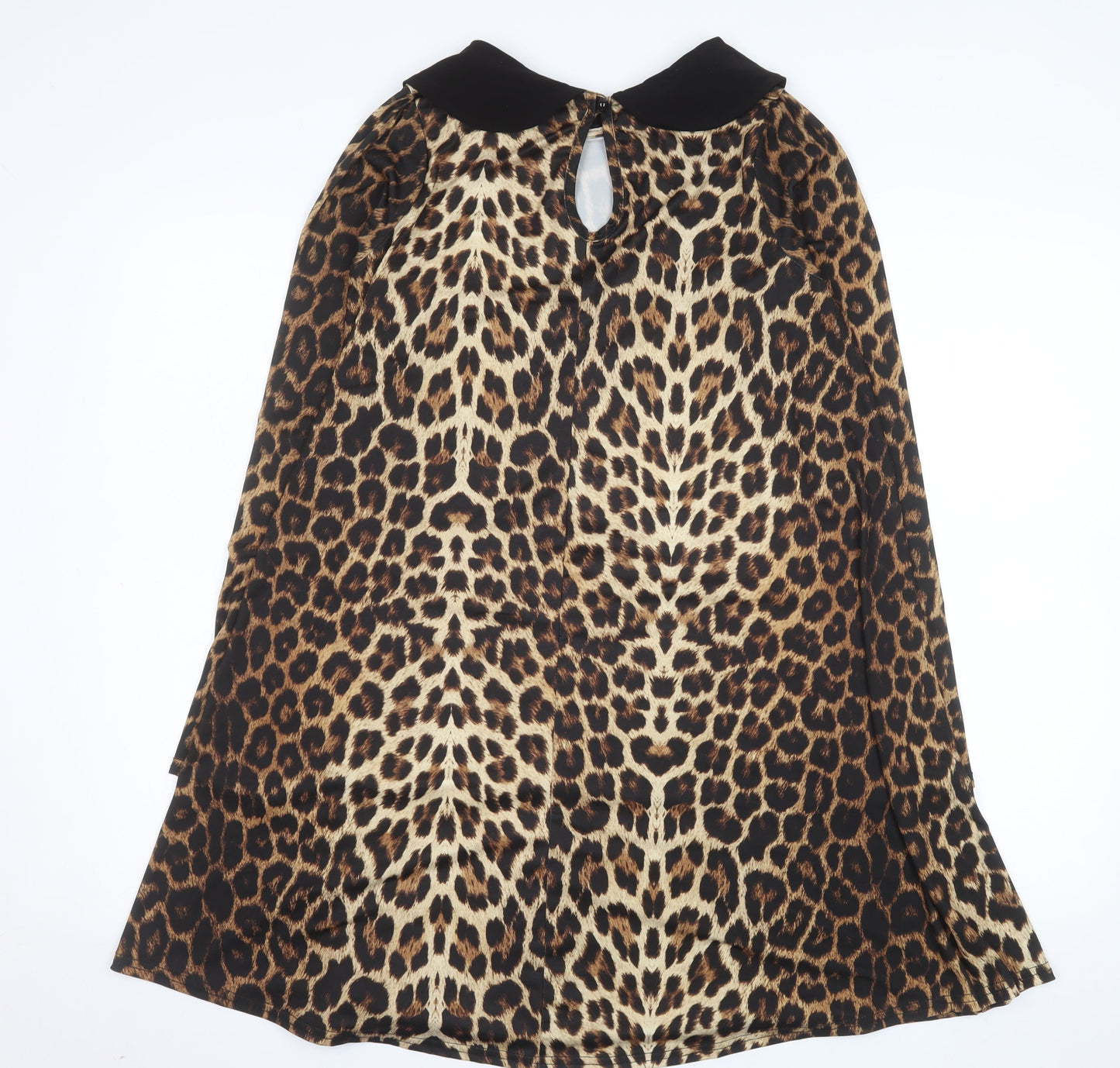 Fearne Cotton Women’s Brown Leopard Print Shift Dress Size 10