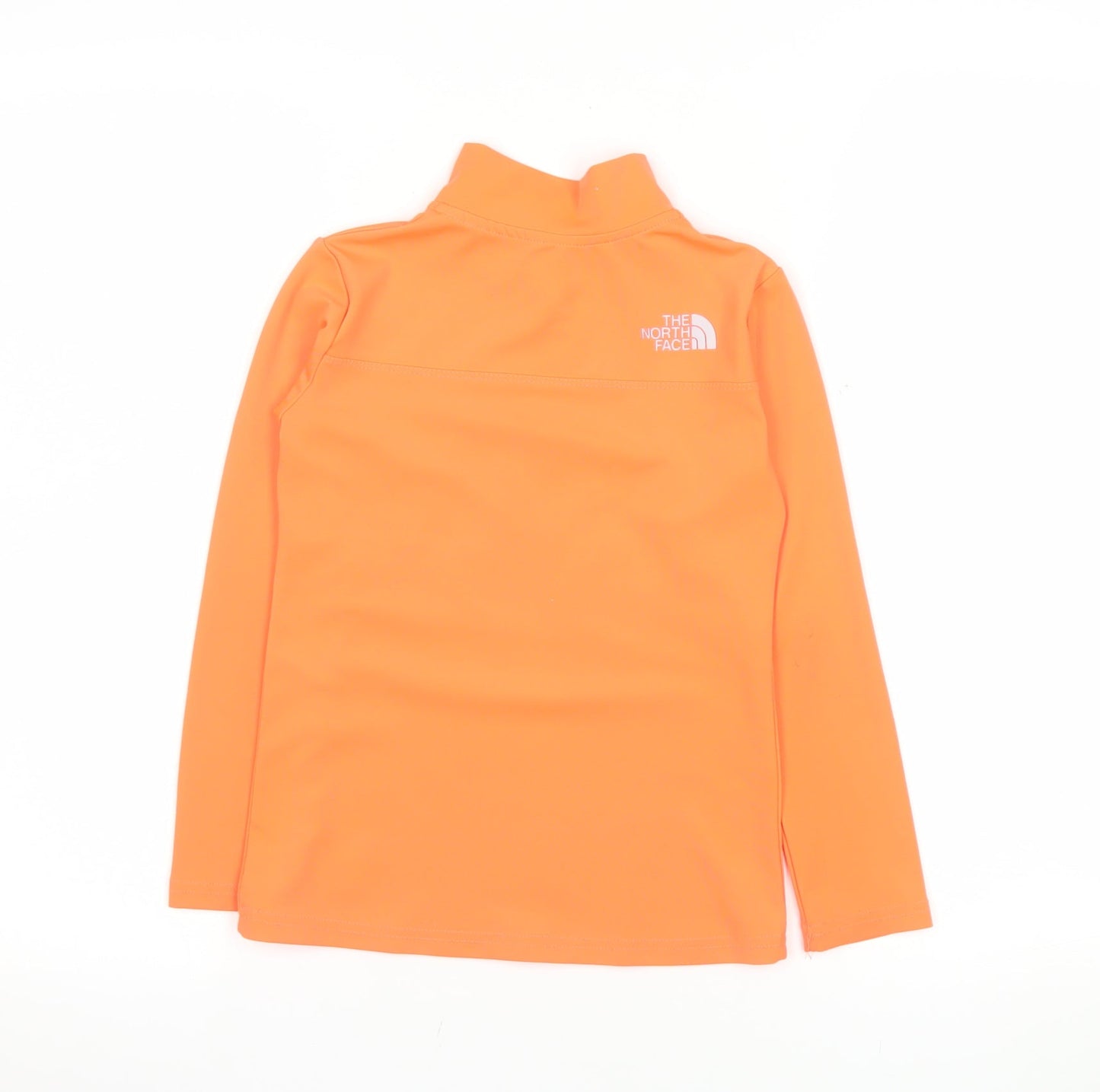 The North Face Boys Orange 10 Years 1/4 Zip Performance Sweatshirt