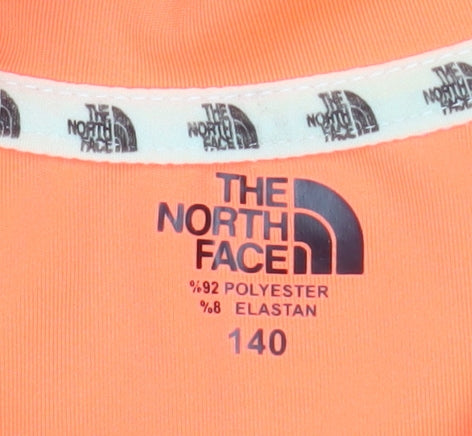 The North Face Boys Orange 10 Years 1/4 Zip Performance Sweatshirt