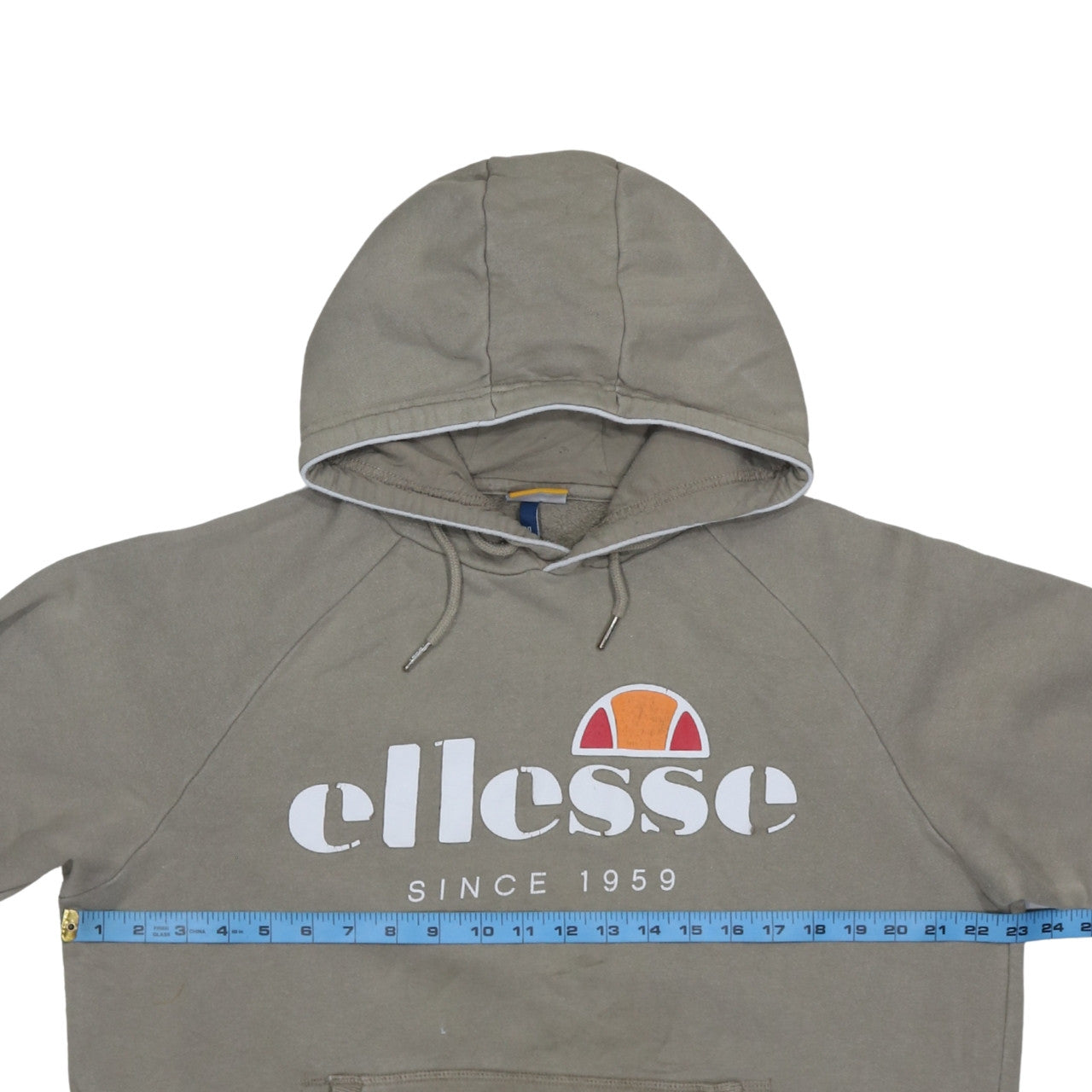 Ellesse Men's Brown XL Pullover Hoodie Graphic Logo Sweatshirt