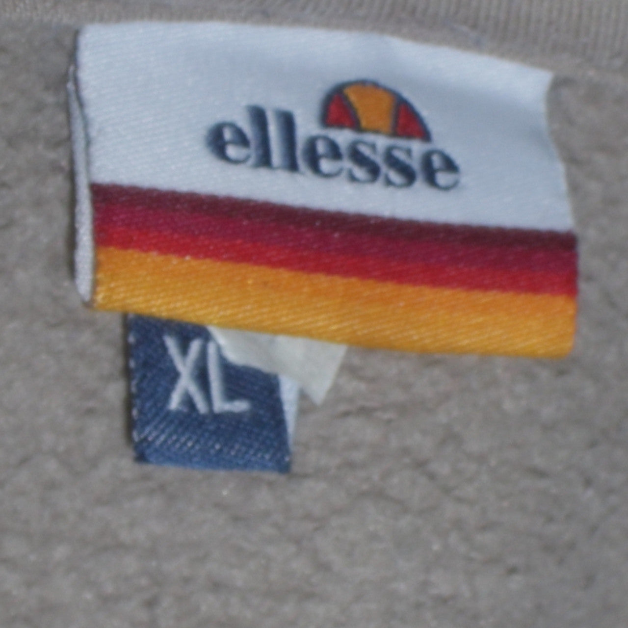 Ellesse Men's Brown XL Pullover Hoodie Graphic Logo Sweatshirt
