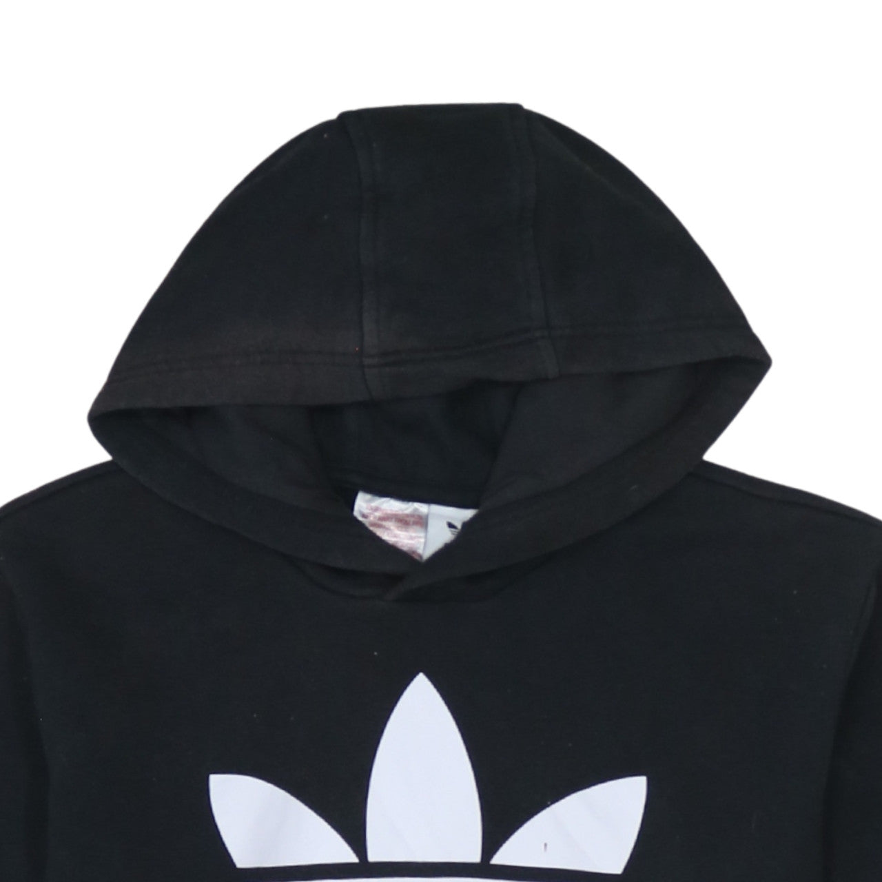Adidas Boys Black Pullover Hoodie 13-14 Years Regular Fit Fleece Sweatshirt