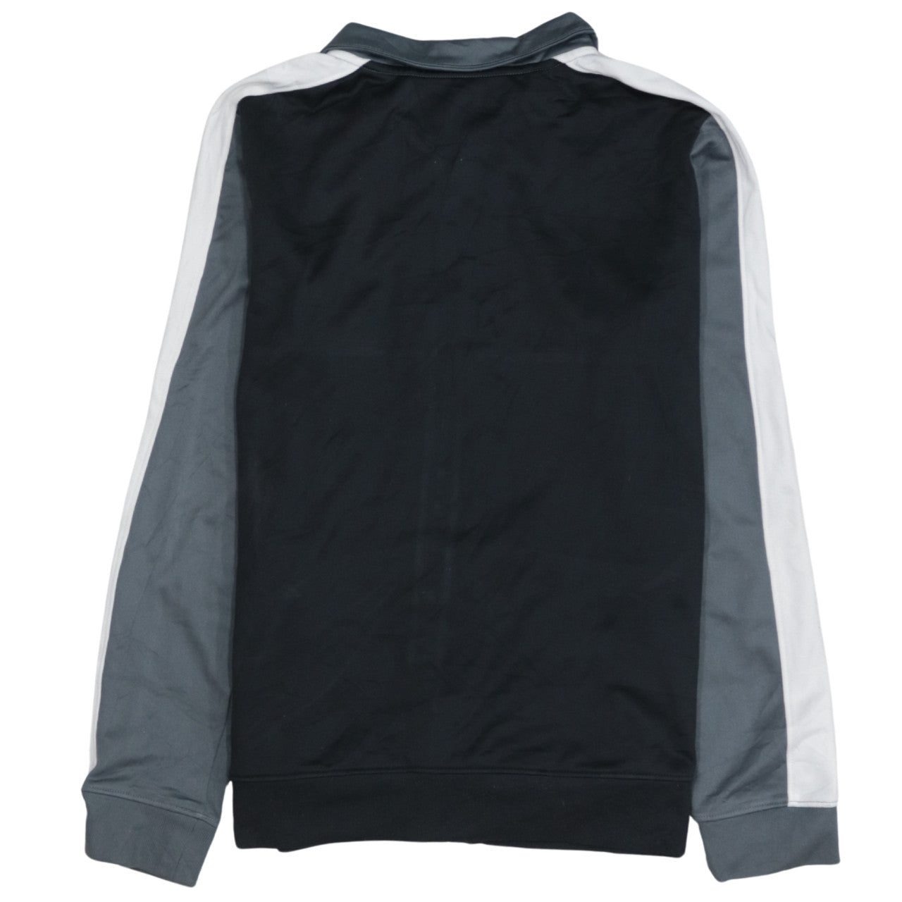 Under Armour Boys Grey Black Track Jacket YLG 13 Years Full Zip Polyester