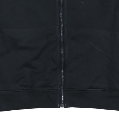 Additional view of Under Armour boys’ grey black track jacket ylg 13 years full zip polyester