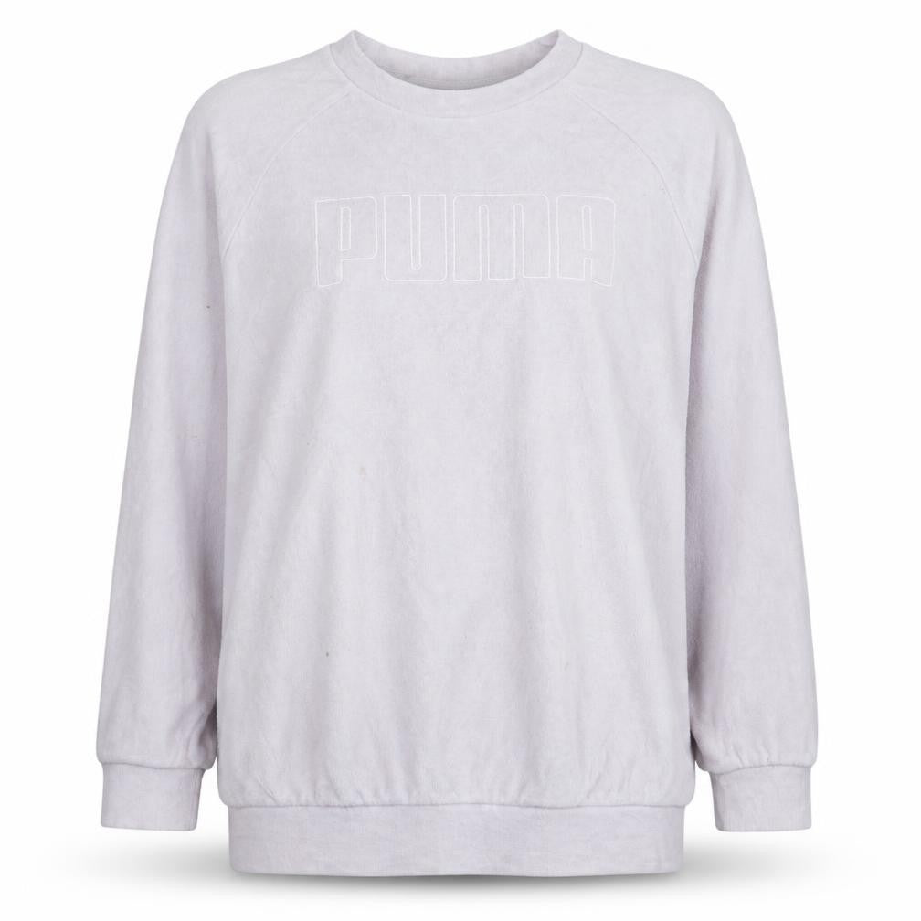 Puma Women's Pink Logo Pullover Sweatshirt Size 12