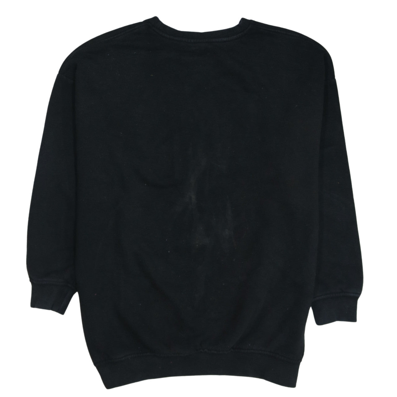 Disney Womens Black XS Pullover Sweatshirt Mickey & Friends Graphic Print