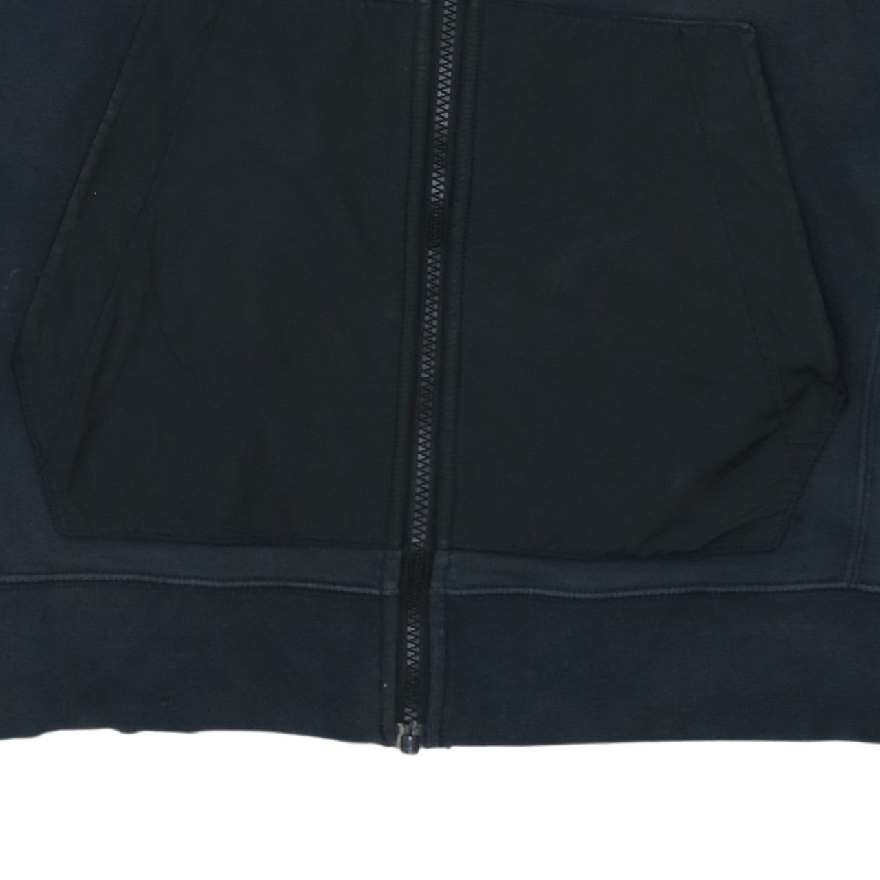 Nike Men's Black XS Full Zip Sports Hoodie with Logo