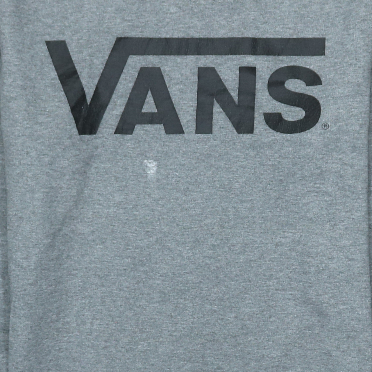 Vans Mens Grey Small Pullover Sweatshirt Crew Neck Logo Skate