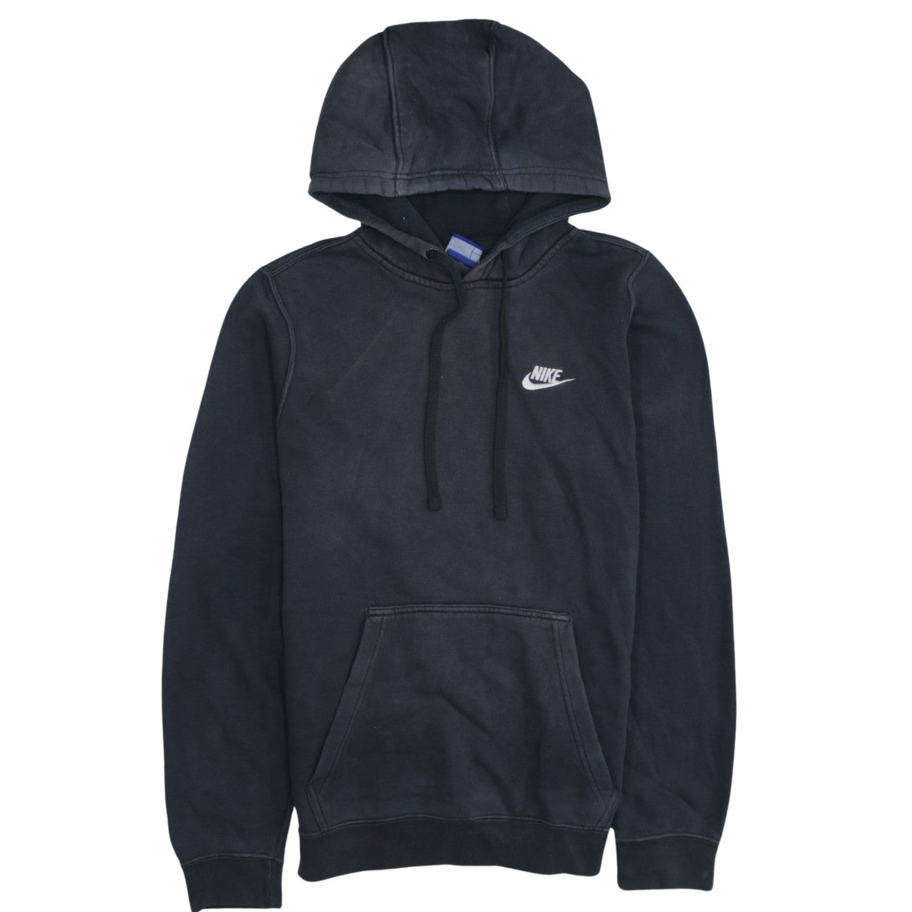 Nike Men's Black XS Pullover Hoodie with Logo and Kangaroo Pocket