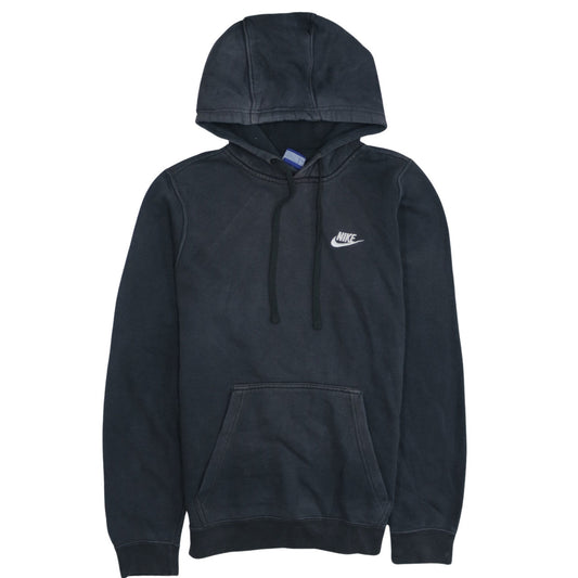 Nike Men's Black XS Pullover Hoodie with Logo and Kangaroo Pocket