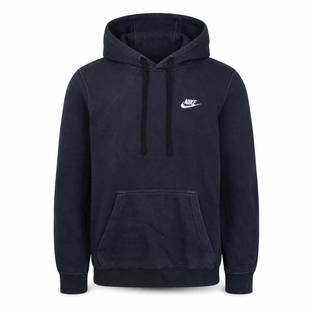 Nike Men's Black XS Pullover Hoodie with Logo and Kangaroo Pocket