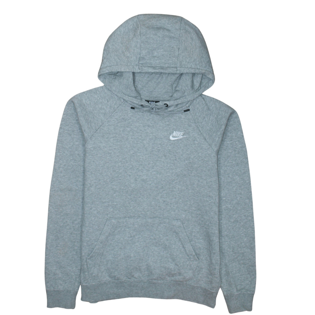 Nike Womens Grey Pullover Hoodie XS Cotton Blend Sweatshirt