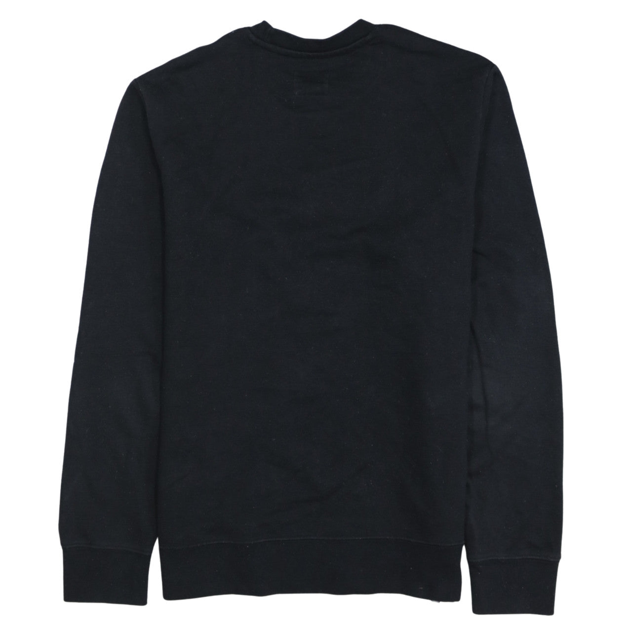 Champion Men's Black Crew Neck Embroidered Logo Sweatshirt M