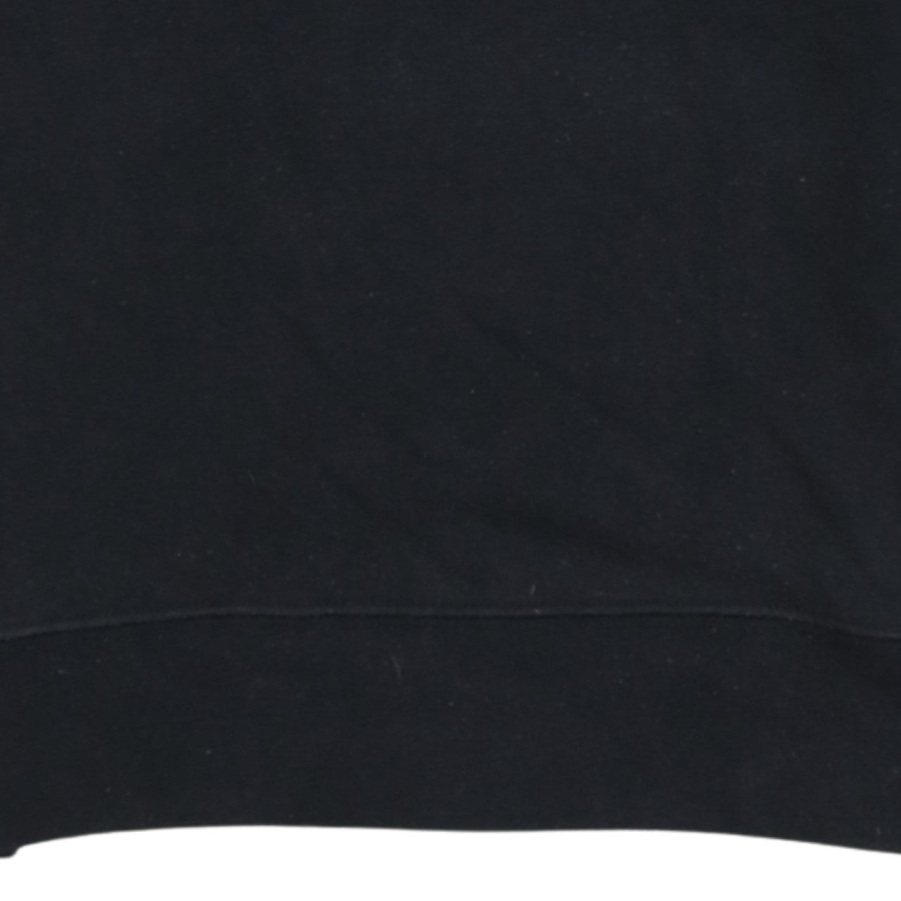 Champion Men's Black Crew Neck Embroidered Logo Sweatshirt M