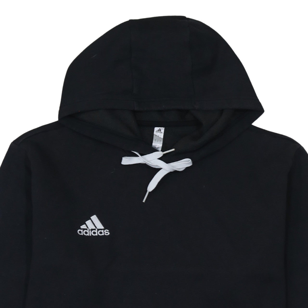 Adidas Men's Black Pullover Hoodie L Logo Fleece Sportswear