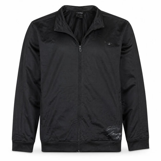 Adidas Men's Black XL Track Jacket Full Zip Athletic Style