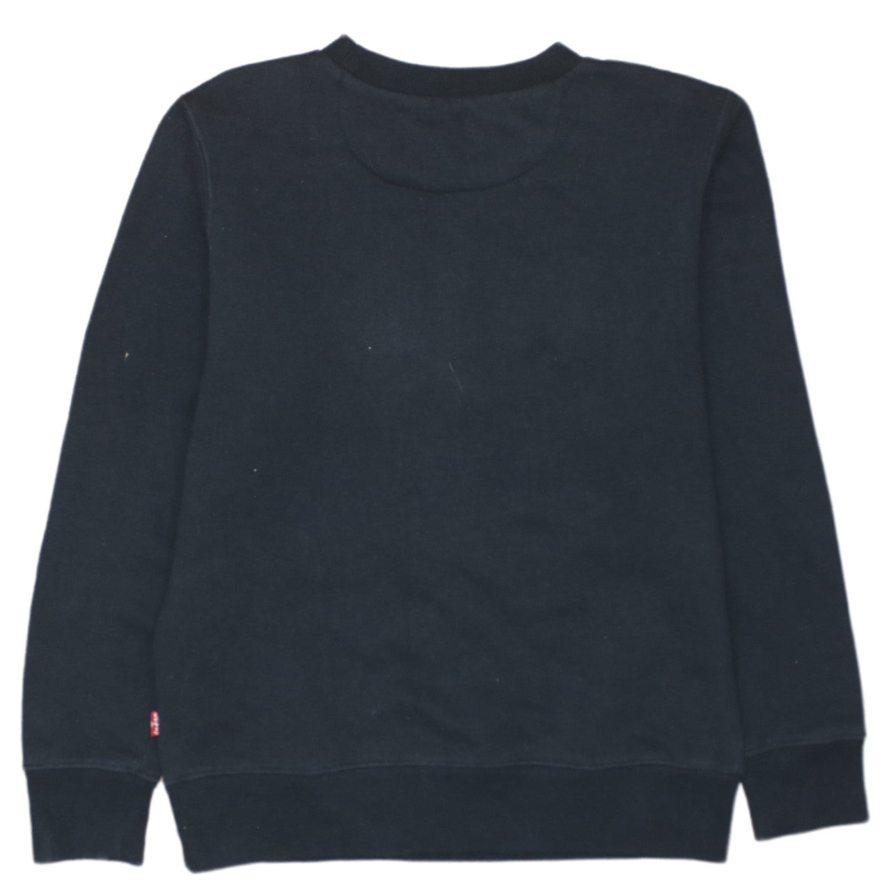 Levi's Boys Black Logo Crew Neck Pullover Sweatshirt Size 12 Years