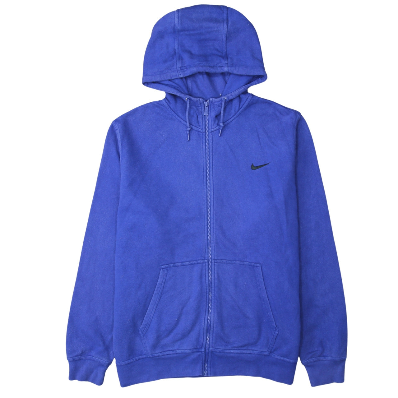 Nike Men Blue Full Zip Hoodie XL Regular Fit Sportswear