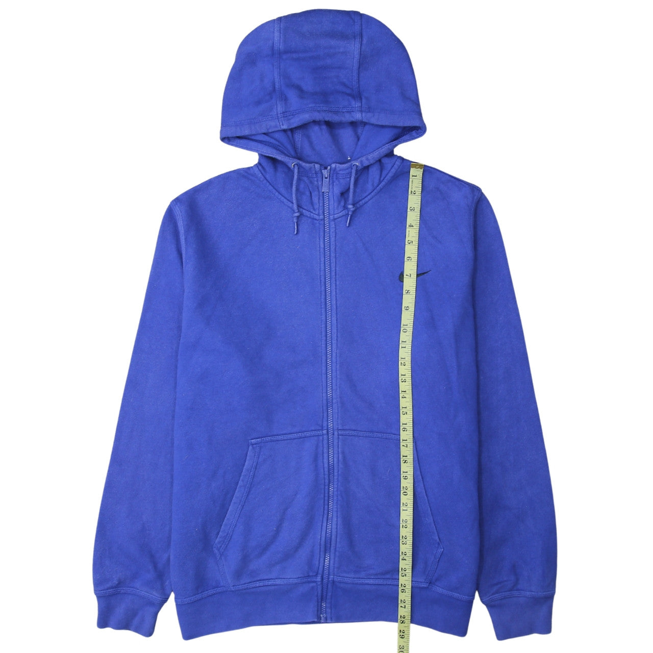 Nike Men Blue Full Zip Hoodie XL Regular Fit Sportswear
